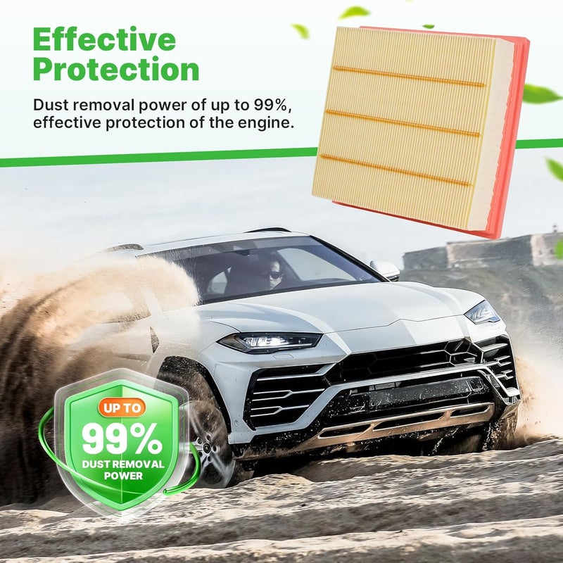 RVgolf Store 2PCS Engine Air Filter Fit for 2024 2025 2026 Mazda CX-90 CX90, 2025 2026 CX-70 CX70 Air Filter Replacement Engine Filter Automotive Accessories# PXFV133A0 - Image 5